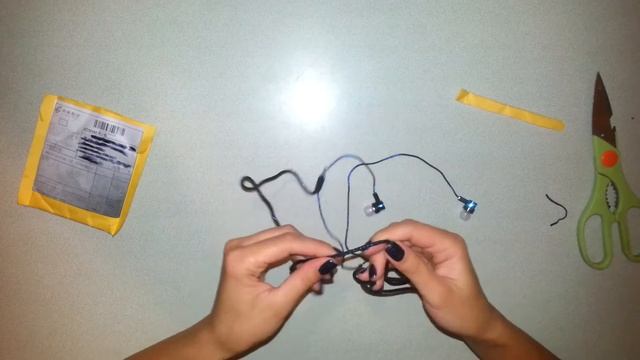 Наушники с гарнитурой с Алиэкспресс. Вакуумные наушники с Китая. смотреть онлайн