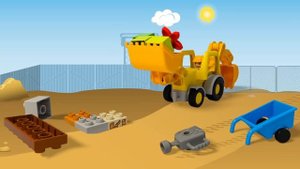 LEGO DUPLO Truck Construction and Train Product Animation Films Compilation