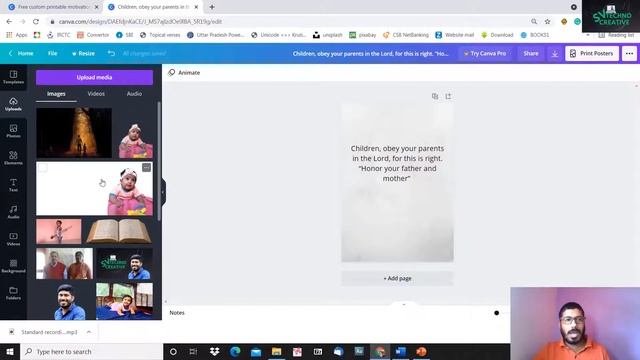 Make animated poster using Canva | Learn in 2 minutes | Sumit Varghese смотреть онлайн