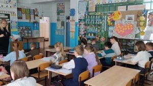 Урок русского языка, 3 класс