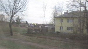 Фото и видео района Остров-3 города Остров. Поездка на автобусе № 5