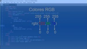 CSS 19. Añadir colores rgb y rgba.