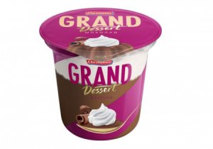 Кушаю Пудинг Молочный ультрапастеризованный шоколадный со сливочным муссом Гранд десерт. Шоколад