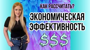 Как рассчитать экономическую эффективность