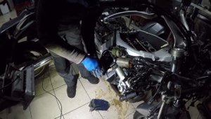 Ремонт Хонда ST1300 Pan European. Пуск двигателя. Repair Honda ST1300 Pan European