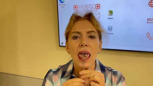Зонд для миогимнастики Подъемный кран. Логопед Светлана Томилина