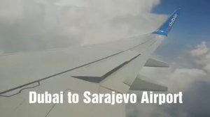 FlyDubai to sarajevo airport | landing on sarajevo Airport | Landing on Bosnia capital.