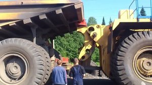 подъем белаза 75131 для шина монтажа