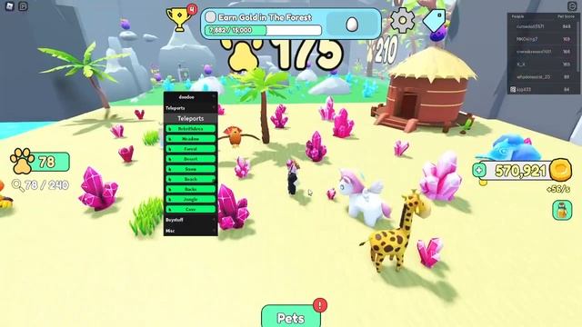 Roblox (Collect All Pets!) Script/Hack