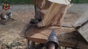 Dangerous Homemade Firewood Processing Machines Working, Fastest Powerful Wood Splitting Machines