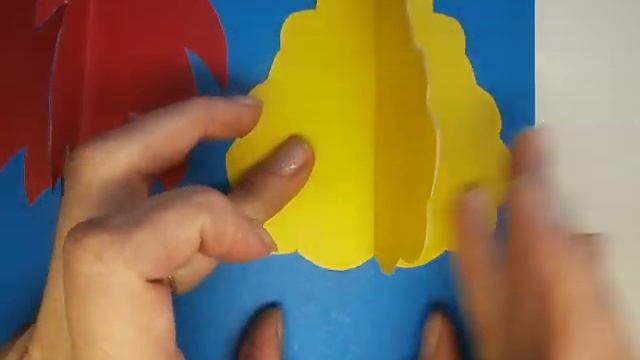 Объёмная аппликация Осенний лес