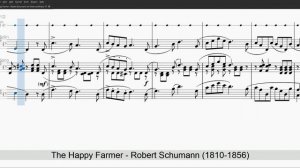 The Happy Farmer   Robert Schumann Level 4   MM + Piano