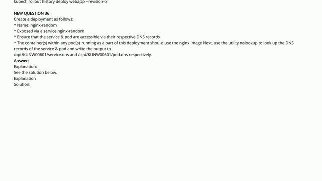 [Nov, 2022] Free4dump CKA PDF Dumps and CKA Exam Questions (27-42) смотреть онлайн