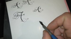 How to write the letter A beautifully. #calligraphy #calligraphyforbeginners  #calligraphylesson