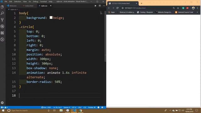 Circle Animation using HTML and CSS | Speed Programmign | Animations