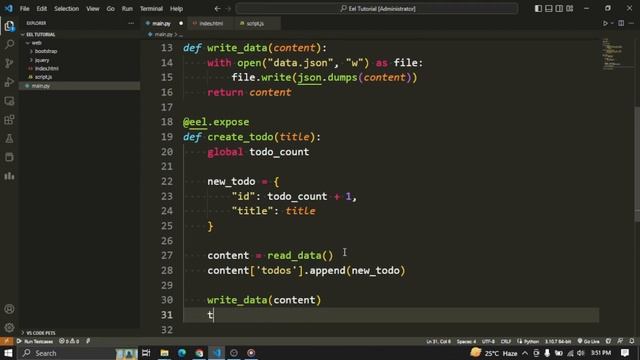 How To Create Modern GUI In Python | Python Eel Tutorial смотреть онлайн