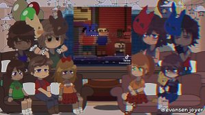 PAST FNAF 4 Kids + Tormentors reacts to C.C|| READ DESC || ENG/ESP ||