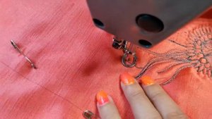 Стёжка. Свободно ходовая стёжка. Стёжка в две нити.