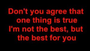 Lyrics - Scorpions - But The Best For You