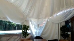 Драпировка шатра в 64 м.кв.