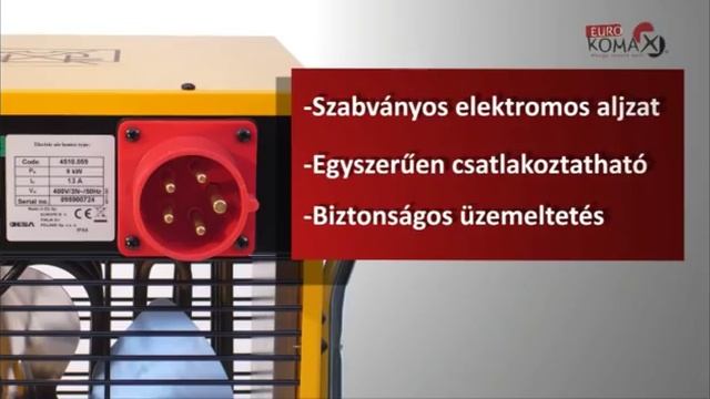 Master Elektromos hőlégfúvók - EUROKOMAX KFT - eurokomax.hu смотреть онлайн
