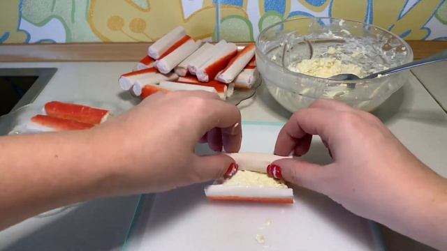Закуска «Монастырская изба» из крабовых палочек