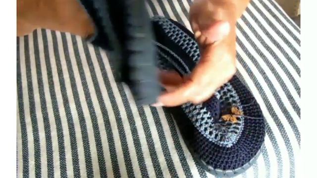 #вязаниекрючком Как я вязала тапочки "РАЗБЕЖАЛИСЬ"-4 😆😄😄 смотреть онлайн