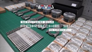 Тюнинг двигателя Porsche 911 Turbo S 992 - 9A2 EVO engine build | Установка кованых шатунов