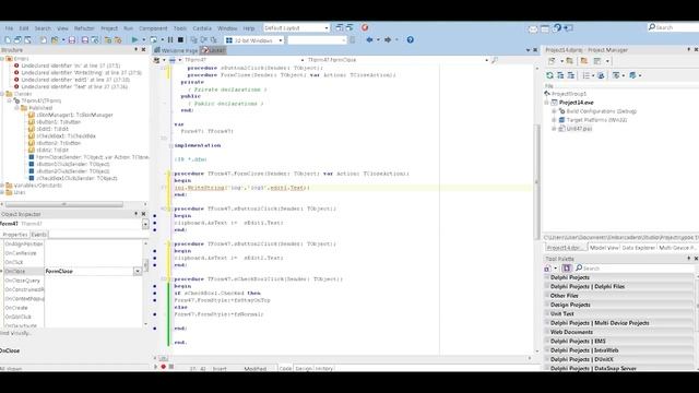Delphi видео урок смотреть онлайн