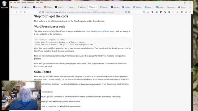 Building an OERu Course Site with WordPress on Ubuntu 20.04 using Docker Compose - Part 2 смотреть онлайн