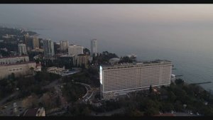 Зимний Сочи с высоты птичьего полета