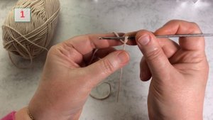 Вязание крючком #1 / Для начинающих с нуля.