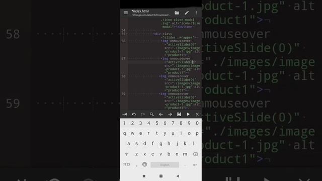 Frontend Mentor challenge: E-commerce product page main on Android. Верстка. Телефонда...