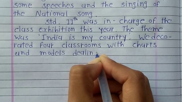 Write report on Independence day celebrations || english report writing смотреть онлайн