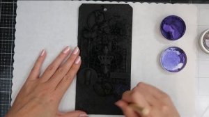 How to Use Black Gesso & Art Alchemy Waxes! | Mixed Media Tag Tutorial!