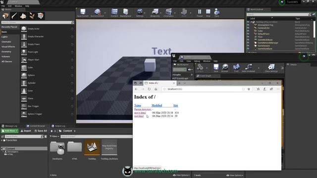 Unreal Web Server - Tutorial #2: html files, forms and bootstrap смотреть онлайн