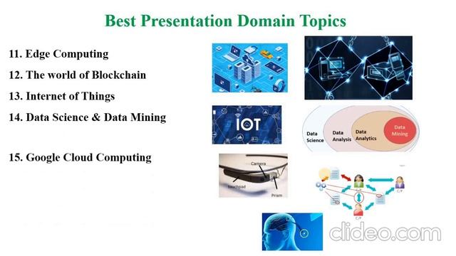 30 Best Presentation Topics | CS & IT | AIDS | AIML