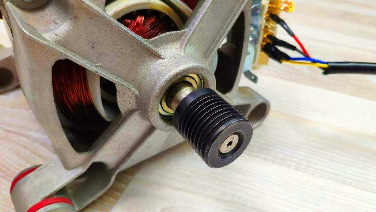 Мощная самоделка из мотора ОТ СТИРАЛКИ! Соседи долго не понимали что это!