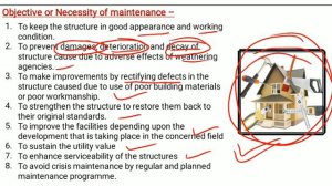 RMB-1 / Need of Building Repair and Maintenance / Necessity and factors influencing maintenance