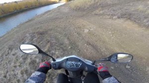 На скутере 50 кубов после питбайка