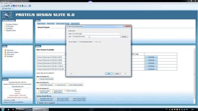 Установка программы Proteus 8, добавление C++ компилятора
