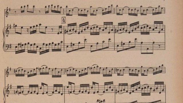 Bach - Violín Sonata no. 6 1st Movement  Harpsichord Accompaniment
