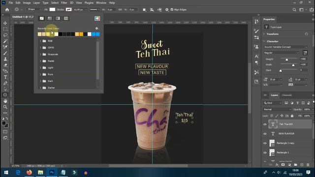 Tutorial Desain Flyer Minuman di Adobe Photoshop #12 смотреть онлайн