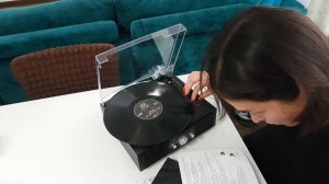 Обзор покупки на Озоне проигрывателя виниловых дисков Ritmix LP-200B Black wood / Патефон