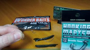 Обзор мягкой  приманки  Bait Breath Tap Tail 2.7 (6.8 см) green pumpkin/blue 146  по заказу Fmagazi