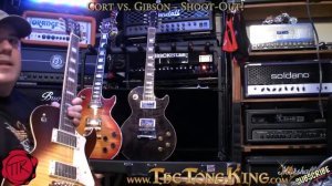 Cort vs. Gibson Guitars - Shoot-Out!  CR250 vs. Les Paul !!