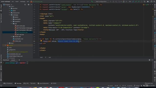 #30 - Syntax Java Standard Tag Library (JSTL Function Tag) смотреть онлайн