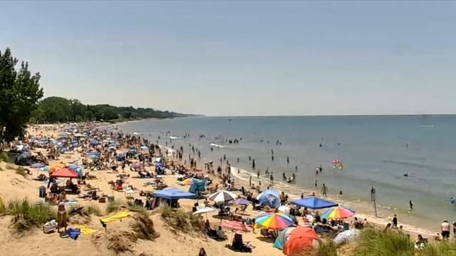 Озеро Мичиган, отдых - Путешествие в США. Отпуск в Америке. смотреть онлайн