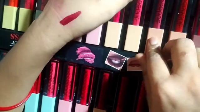 Matte Liquid lipsticks Review & Vary Low Price | Brush wali Lipstick Sasti wali with Price All colo смотреть онлайн