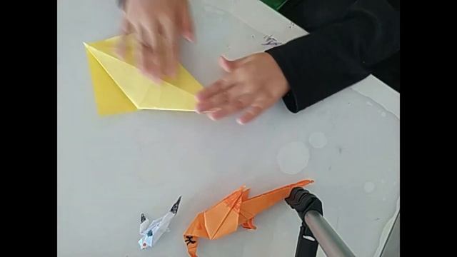 Как сделать Оригами. Попугай